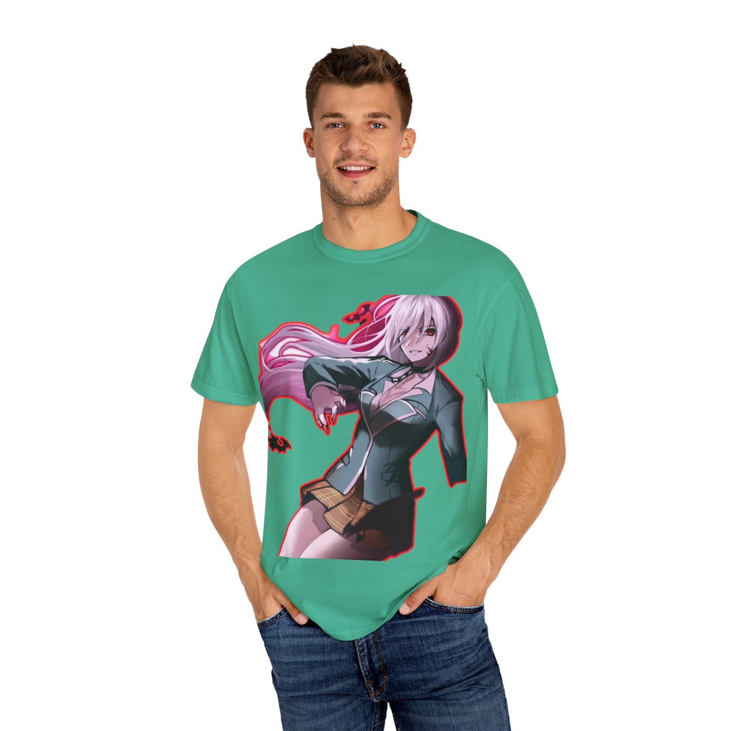 Anime-Themed T-Shirt Featuring Bold Artwork