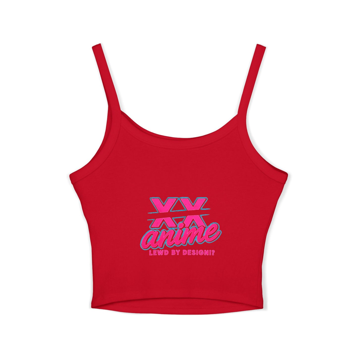 Anime-Inspired kpop Women's Spaghetti Strap Tank Top | Cute Graphic Tees for Summer, Festival Wear, Casual Outfits, Anime Lovers, Unique Gift