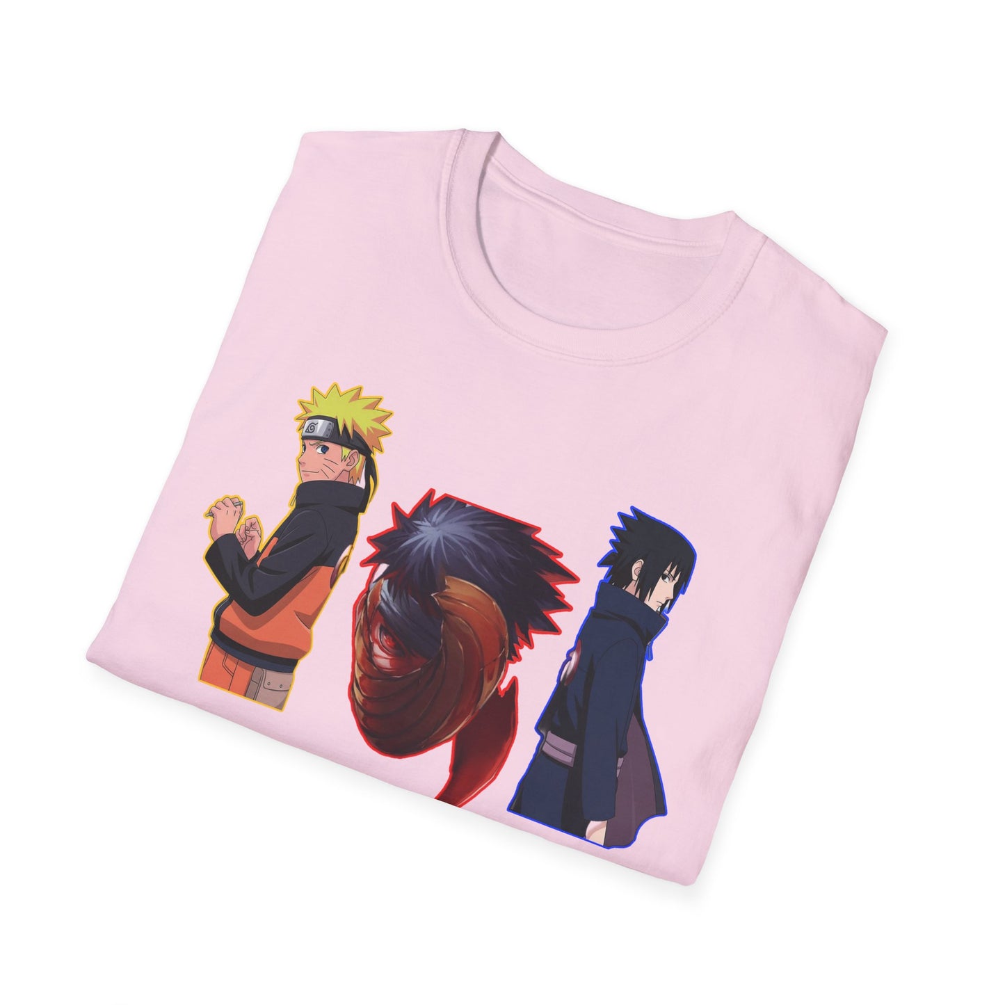 Anime-Inspired Naruto 5 Unisex Softstyle T-Shirt, Graphic Tee for Fans, Casual Wear, Gift for Birthdays, Cosplay, and Conventions