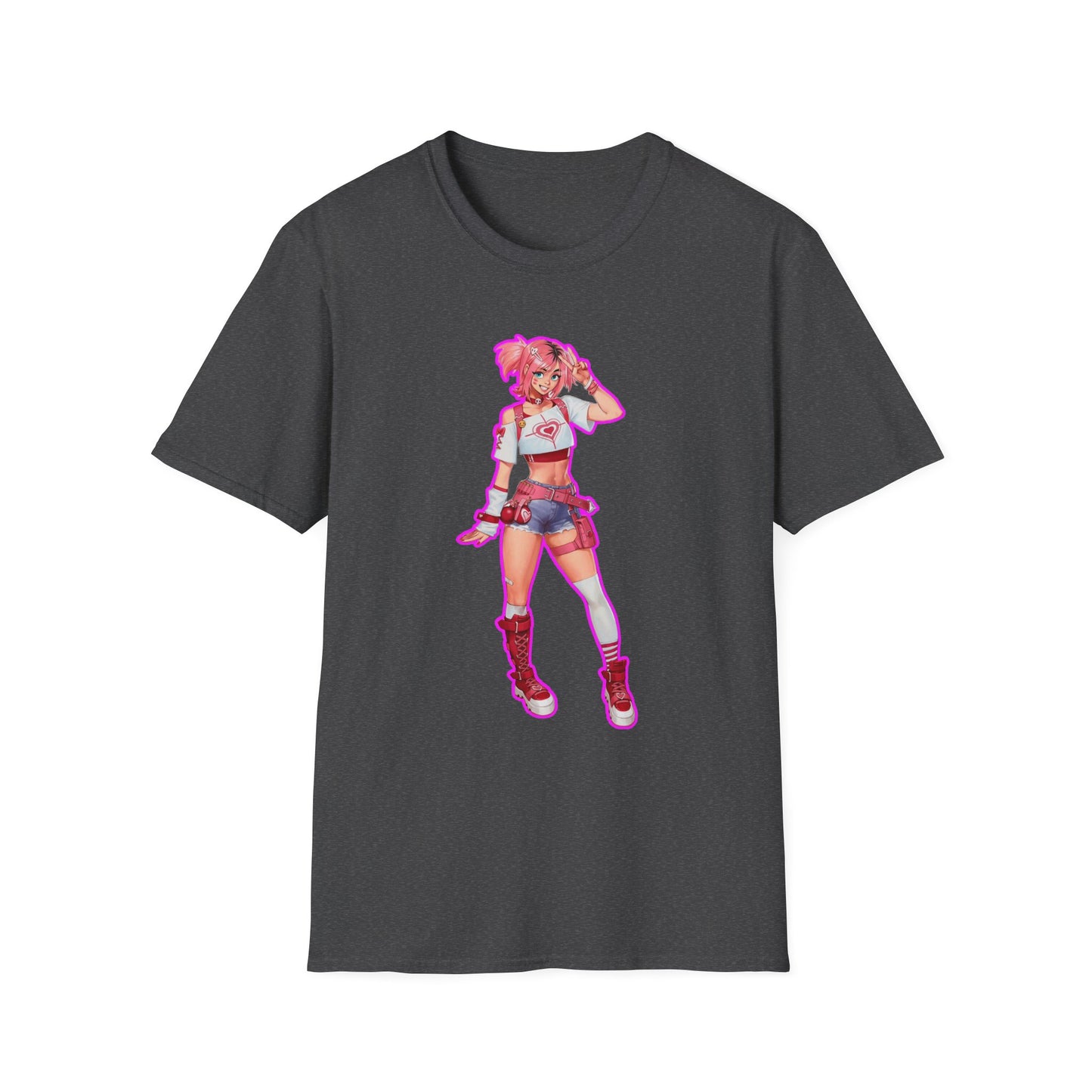Vibrant Graphic spooky season fortnite 2Tee, Unisex Softstyle T-Shirt, Trendy Casual Wear, Perfect for Parties, Gift for Anime Lovers, Unique Statement Shirt