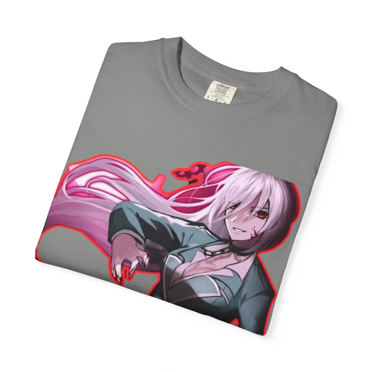 Anime-Themed T-Shirt Featuring Bold Artwork