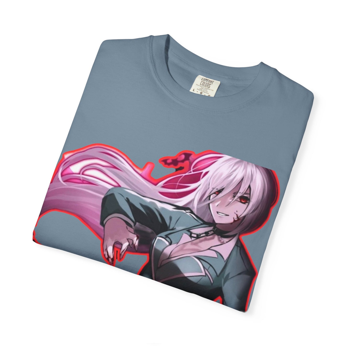 Anime-Themed T-Shirt Featuring Bold Artwork