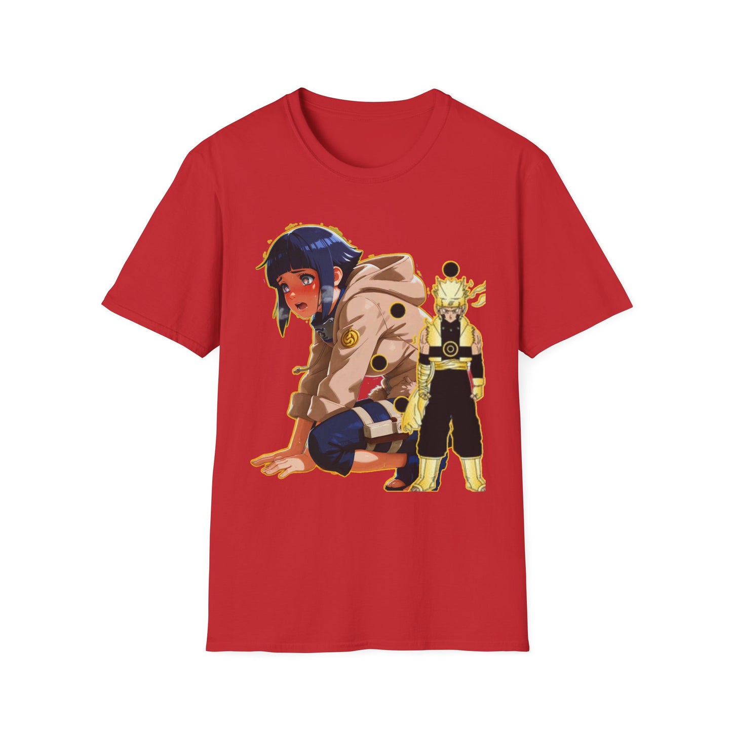 Anime-Inspired Naruto 2 Unisex Softstyle T-Shirt, Graphic Tee for Fans, Casual Wear, Gift for Birthdays, Cosplay Outfit, Summer Style