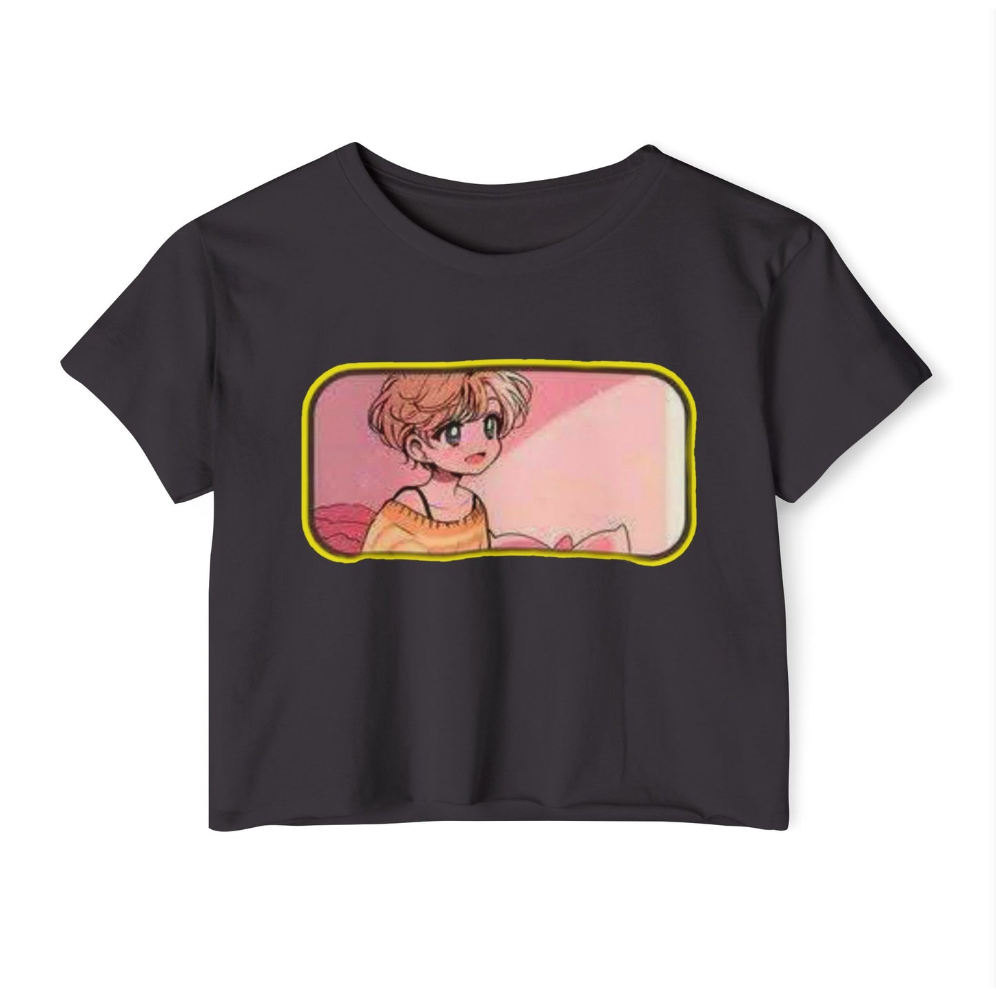 Women's Festival sailor moon 13 Crop Top, Boho Style Shirt, Artsy Graphic Tee, Summer Festival Clothing, Cute Casual Wear, Gift for Her