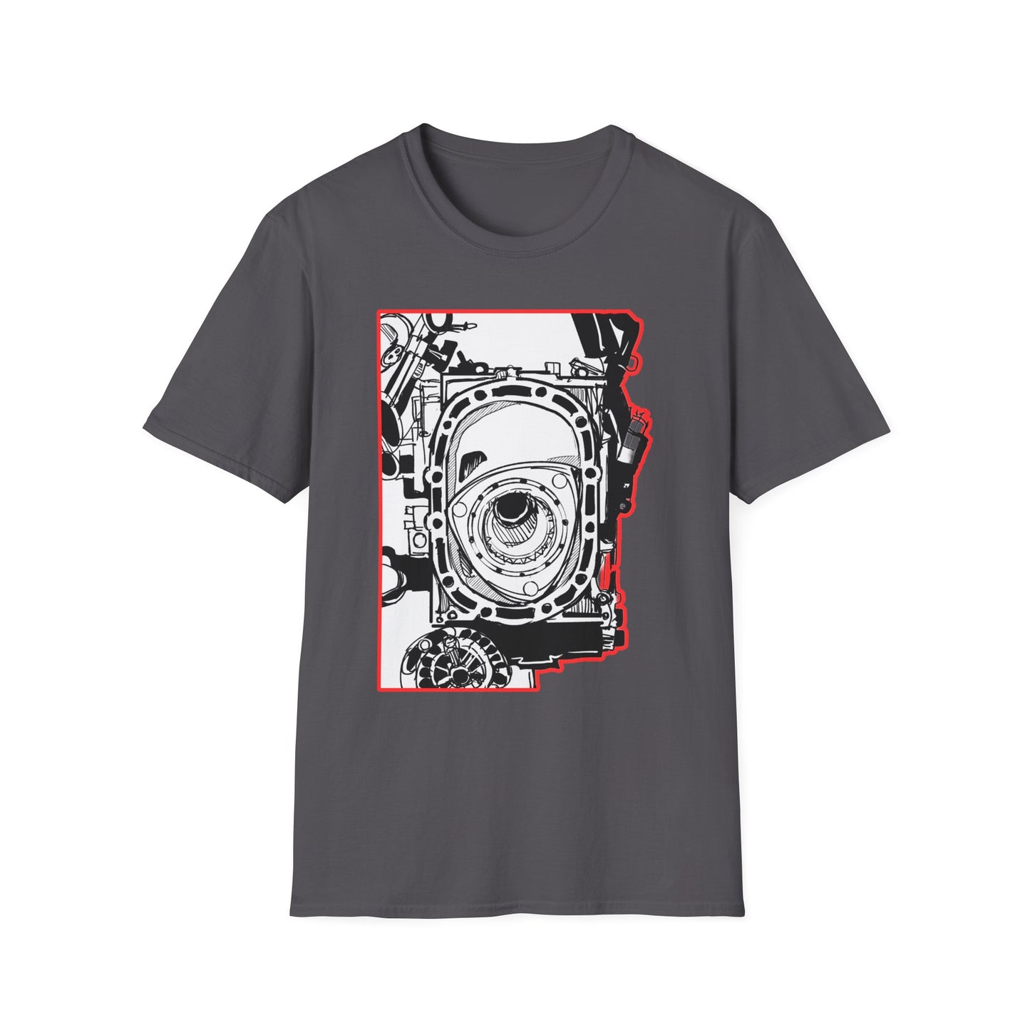 Automotive initial D 16 Eye Art T-Shirt, Gearhead Apparel, Car Enthusiast Gift, Unique Graphic Tee, Vehicle Lover's Top, Creative Statement Shirt