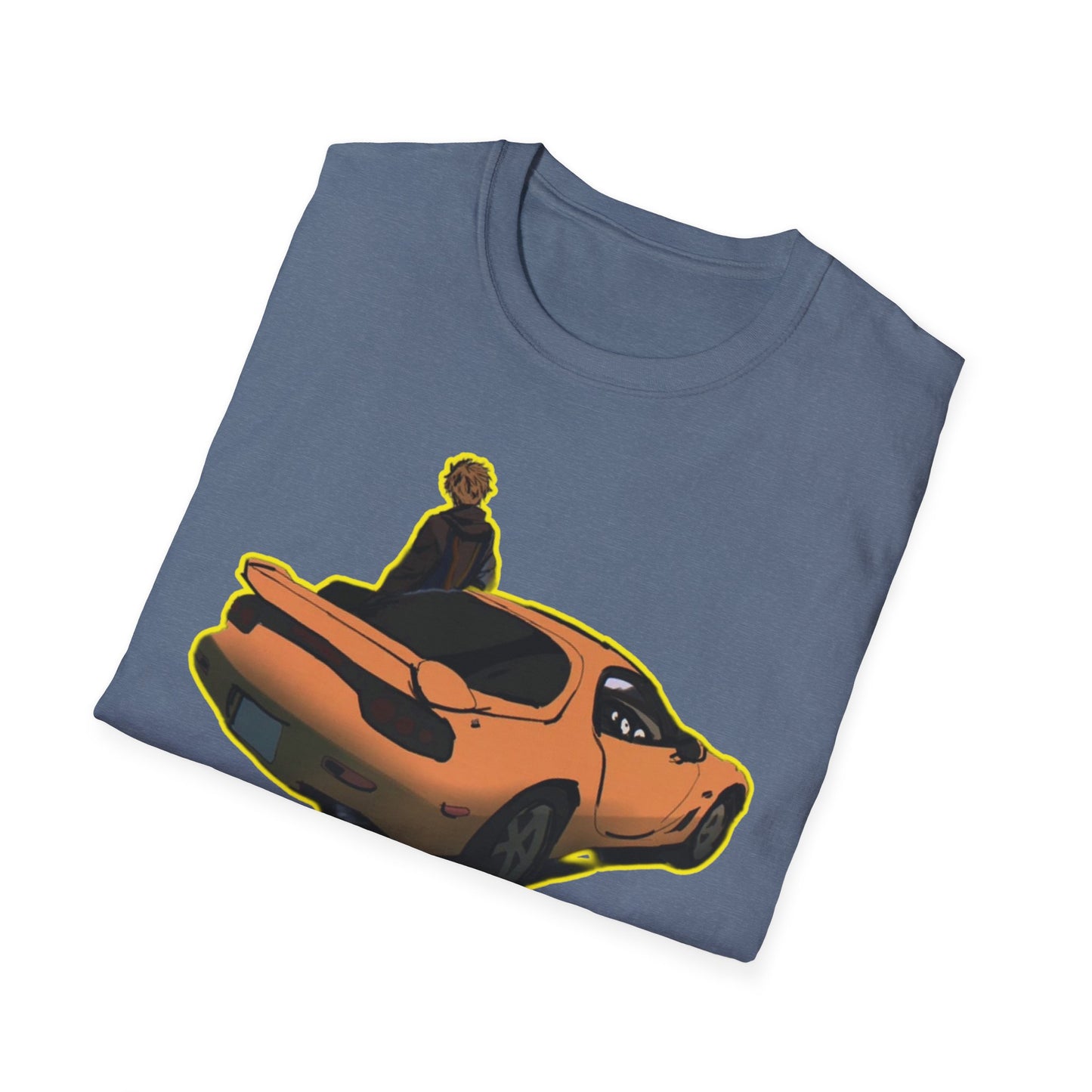Vibrant Car Art initial D 8 Unisex Softstyle T-Shirt, Casual Graphic Tee, Gift for Car Enthusiasts, Unique Apparel for Everyday Wear, Retro [...]