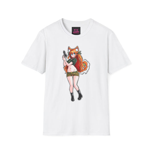 Anime lewd Graphic Tee, Casual Unisex T-Shirt, Trendy Character Shirt, Cute Gift for Anime Lovers, Streetwear for Fans