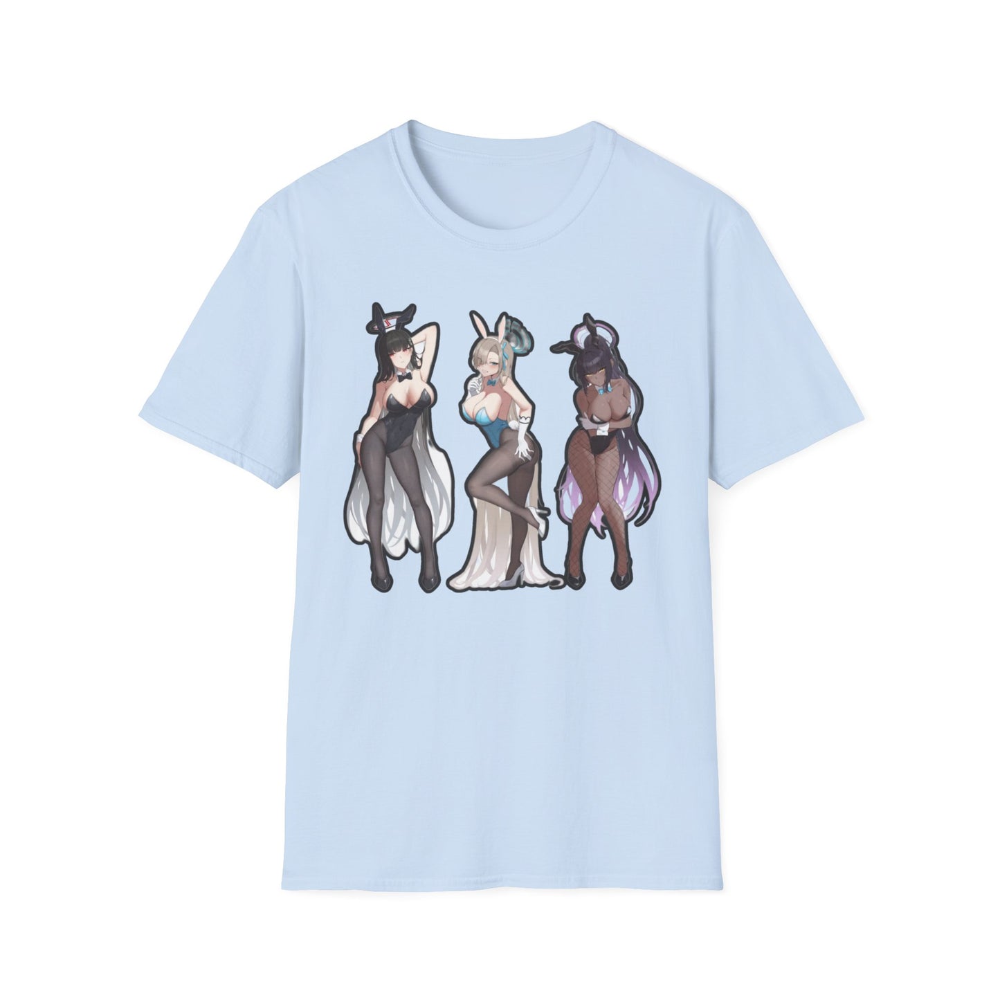 Anime-Inspired lewd bunny Unisex Softstyle T-Shirt, Cute Anime Art Tee, Casual Streetwear, Geeky Gift for Him/Her, Halloween Party Top, Graphic [...]