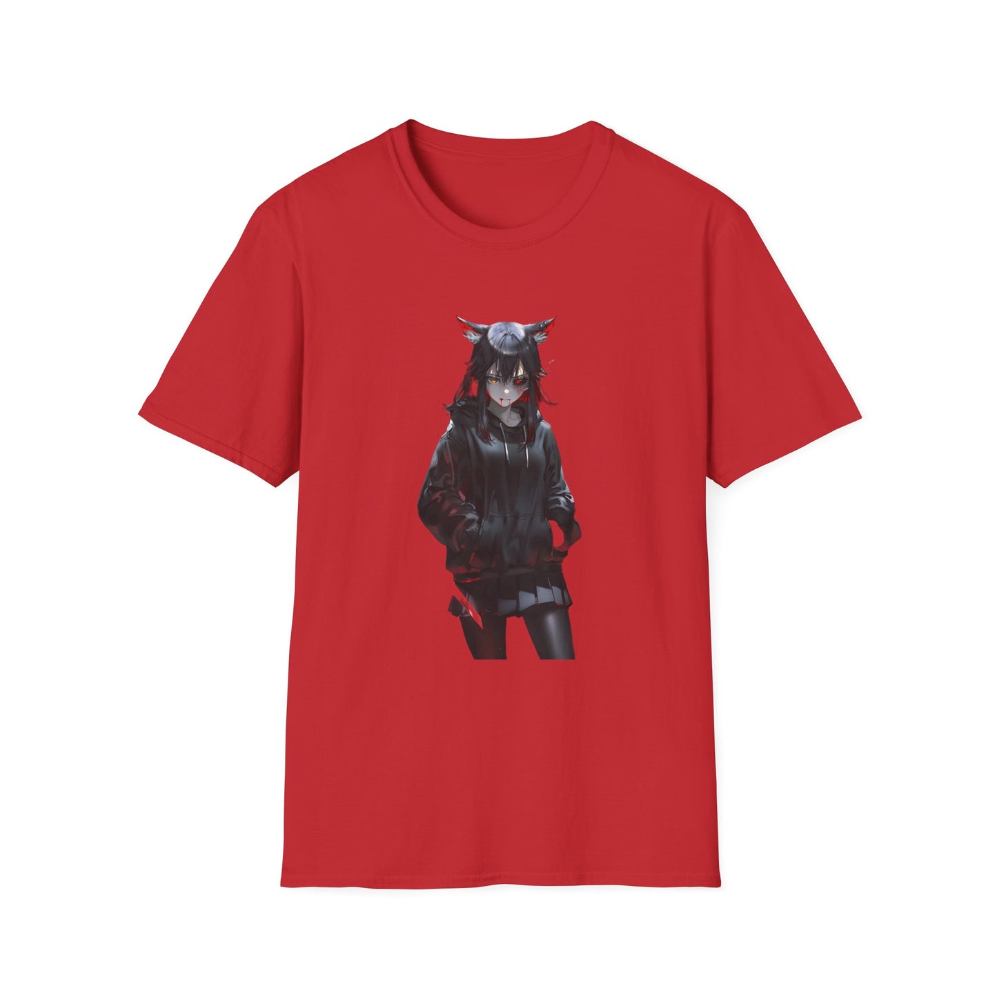 Anime-Inspired Graphic tokyo ghoul style 6T-Shirt, Unisex Softstyle Tee, Casual Wear, Gift for Otaku, Anime Expo, Trendy Streetwear, Unique Fashion