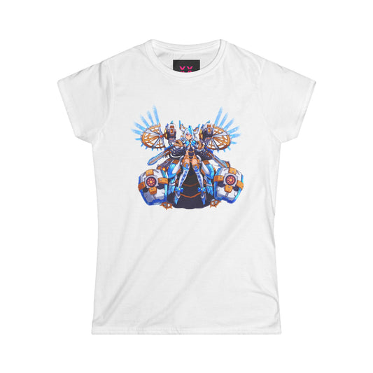 Drykage Women's Softstyle Tee, Cute Anime Gift, Casual Shirt, Fun Graphic Tee, Trendy Anime Fashion