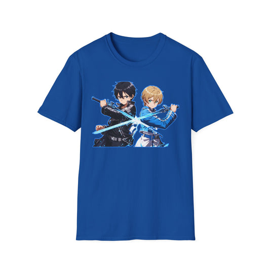Anime-Inspired sao 10 Unisex Softstyle T-Shirt, Casual Wear, Gift for Otaku, Birthday Present, Soft Graphic Tee