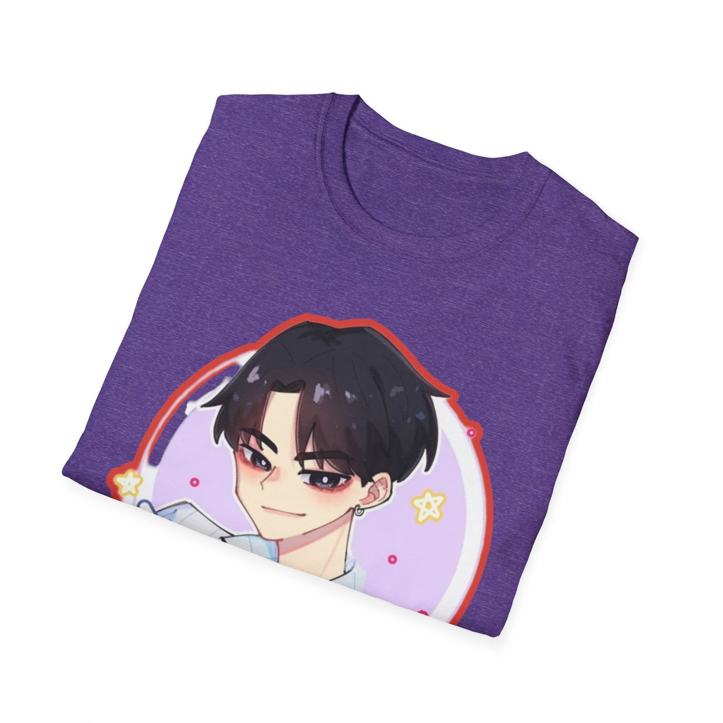 Anime Character kpop boy 2 T-Shirt, Cute Graphic Tee, Unisex Casual Wear, Gift for Teens, Kawaii Fashion, Birthday Present