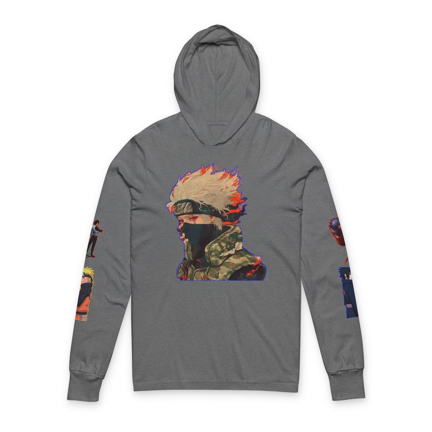Anime-Inspired  naruto Unisex Hoodie, Long Sleeve Tee for Fans, Cozy Streetwear, Gifts for Nerds, Casual Fashion Statement