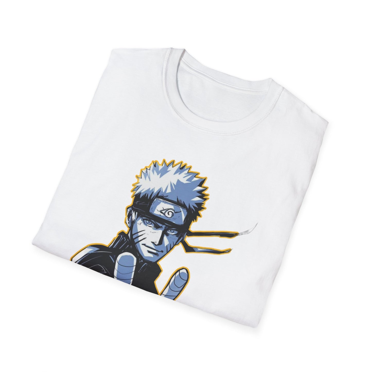 Naruto-Inspired Unisex Softstyle T-Shirt, Anime Fan Tee, Gifts for Cosplay, Comfy Everyday Wear, Perfect for Halloween and Birthdays