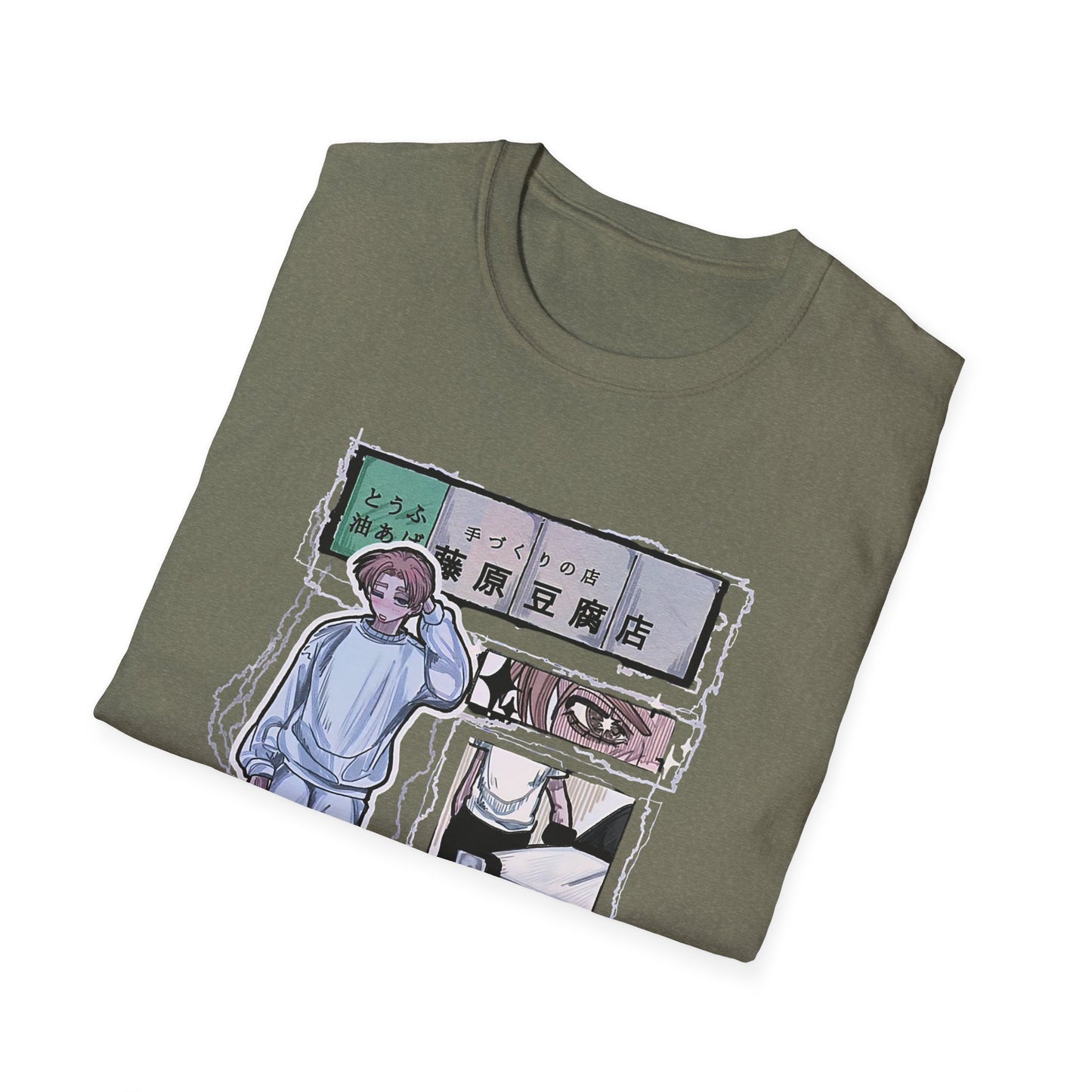 Whimsical Artistic initial D 10 Unisex Softstyle T-Shirt, Casual Wear, Graphic Tee, Creative Gift, Everyday Fashion, Unique Art Top