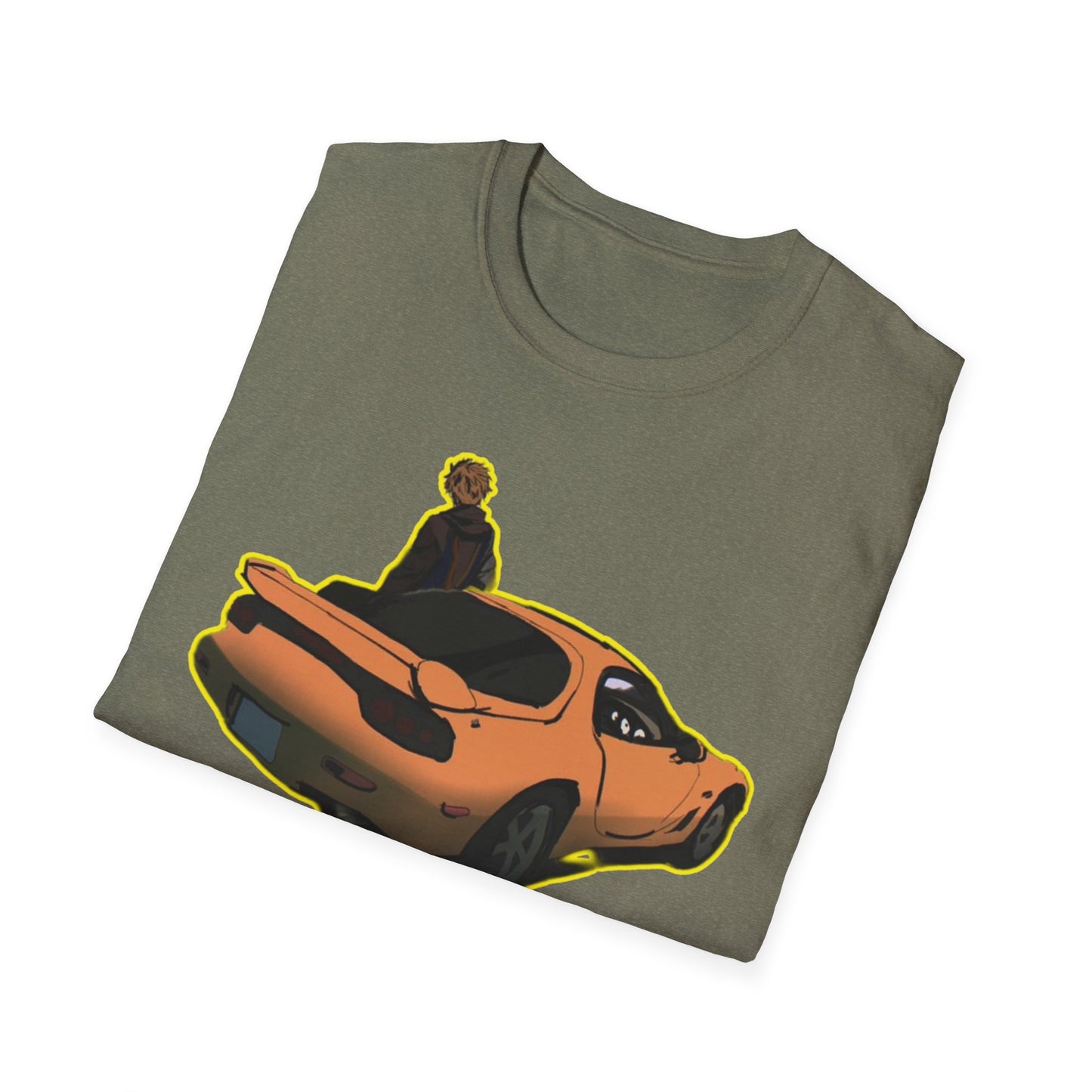 Vibrant Car Art initial D 8 Unisex Softstyle T-Shirt, Casual Graphic Tee, Gift for Car Enthusiasts, Unique Apparel for Everyday Wear, Retro [...]