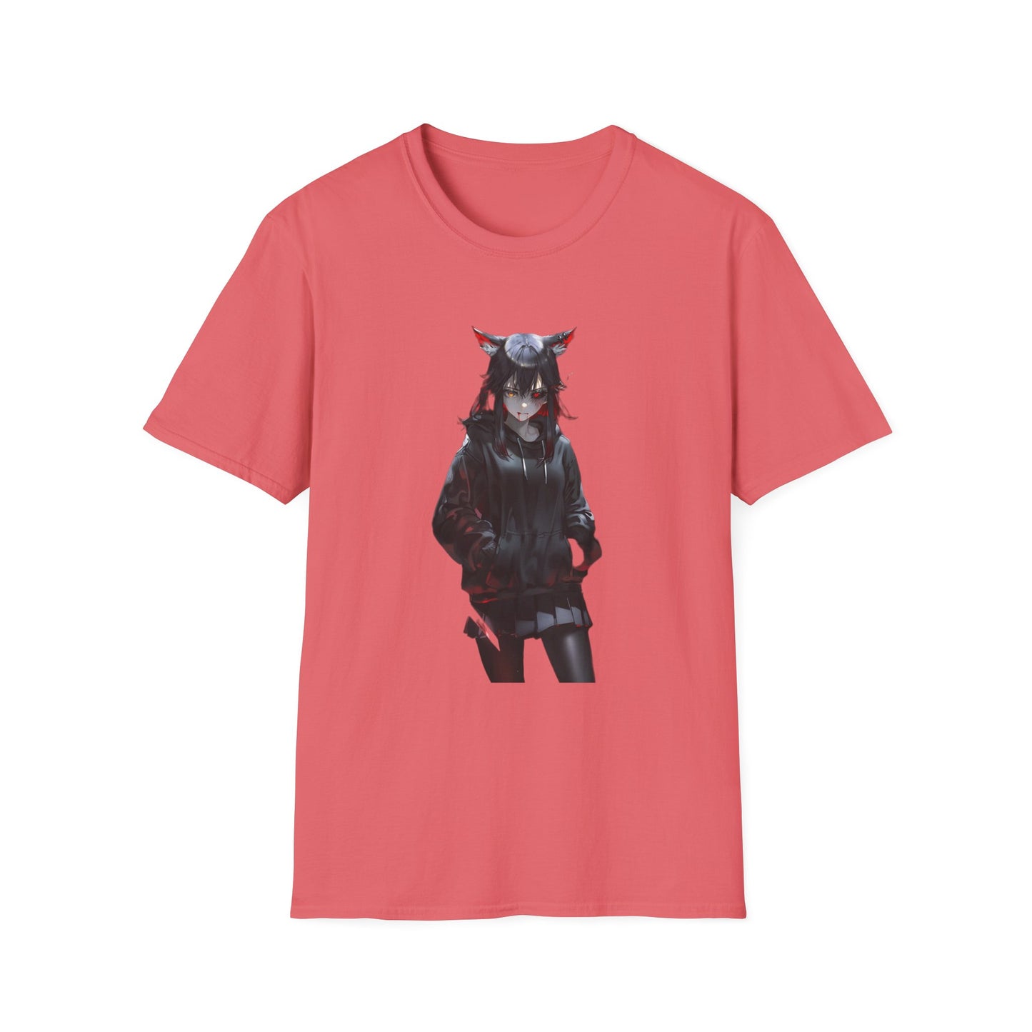 Anime-Inspired Graphic tokyo ghoul style 6T-Shirt, Unisex Softstyle Tee, Casual Wear, Gift for Otaku, Anime Expo, Trendy Streetwear, Unique Fashion