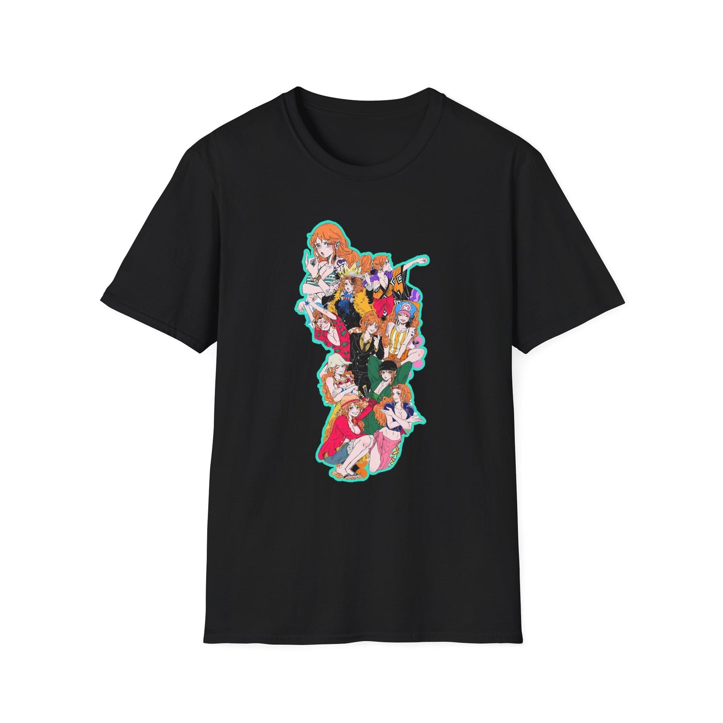 Whimsical Cartoon one piece 9 Character Unisex T-Shirt | Fun Graphic Tee, Gift for Fans, Casual Wear, Collectible Apparel, Birthday Gift