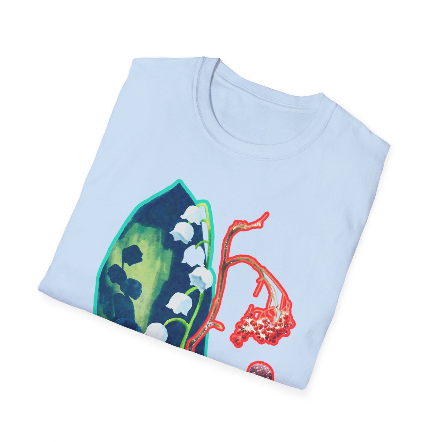 Artistic Unisex erased 5 Softstyle T-Shirt | Unique Graphic Tee, Gift for Art Lovers, Trendy Fashion, Everyday Wear, Creative Style