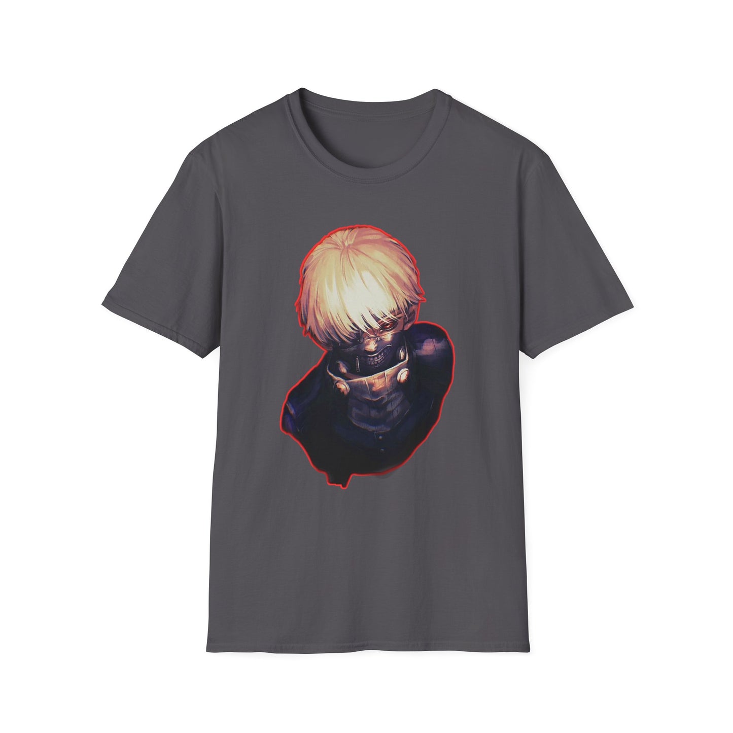 Stylish Unisex Graphic Tee tokyo ghoul style 5- Trendy Softstyle T-Shirt for Casual Wear, Gifts, Anime Fans, Everyday Comfort, Summer Outfits