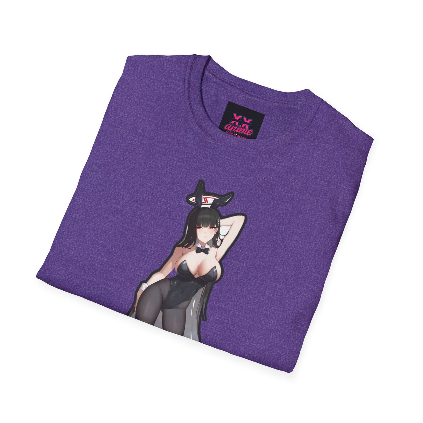 Anime-Inspired Witchy lewd bunny 2 T-Shirt: Spooky Season Vibe, Perfect for Comic Con, Halloween Party, or Casual Wear, Unisex Softstyle Tee, [...]