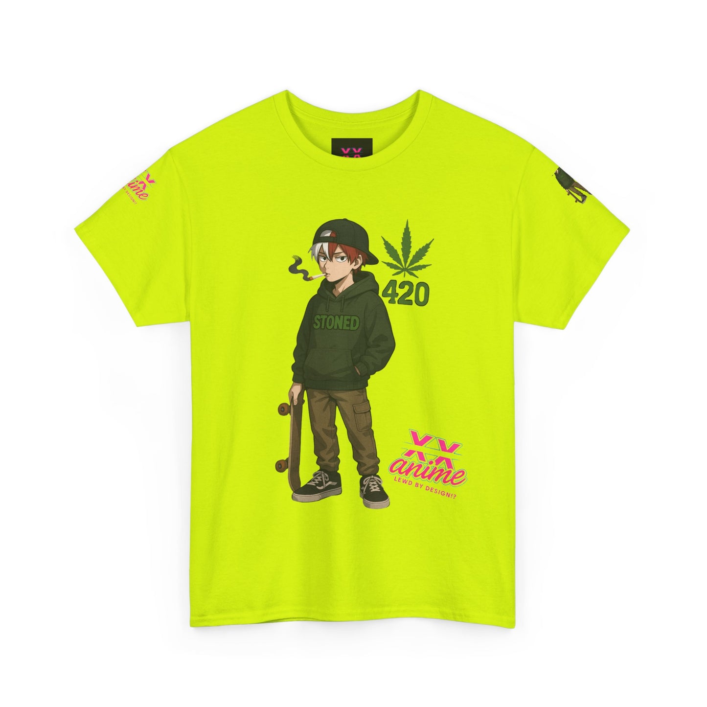 Anime-Inspired Unisex Heavy Cotton Tee, Streetwear, Gamer Style Shirt, Cool Graphic T-Shirt, Casual Anime Fashion, Perfect for 420 [...]