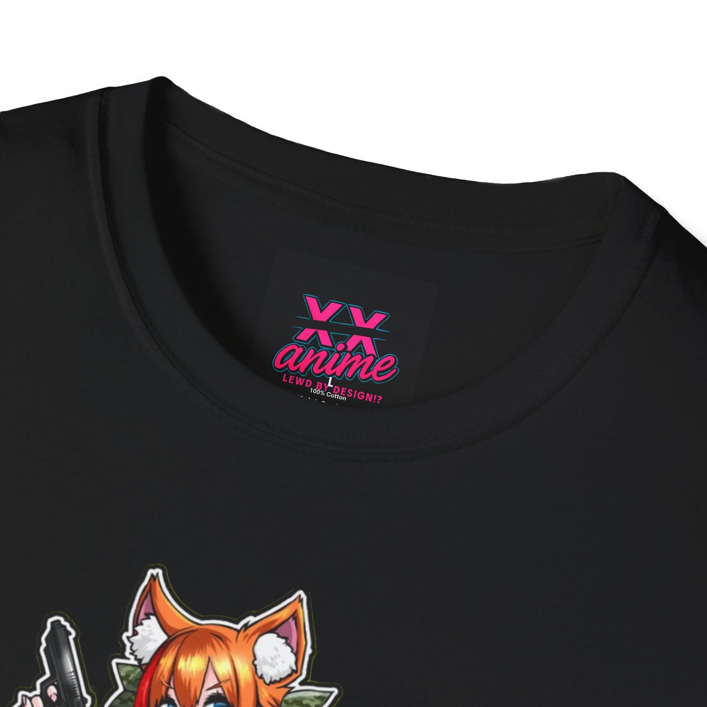 Anime lewd Graphic Tee, Casual Unisex T-Shirt, Trendy Character Shirt, Cute Gift for Anime Lovers, Streetwear for Fans