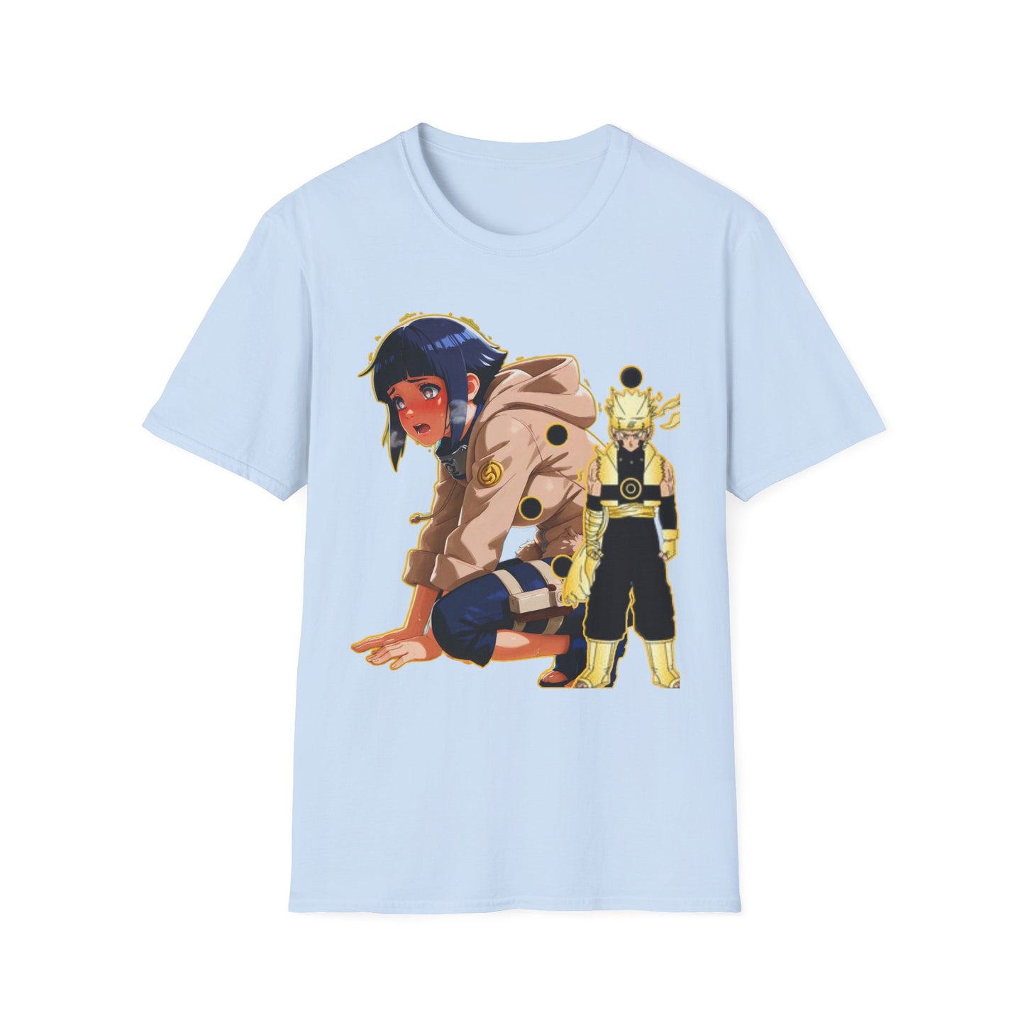 Anime-Inspired Naruto 2 Unisex Softstyle T-Shirt, Graphic Tee for Fans, Casual Wear, Gift for Birthdays, Cosplay Outfit, Summer Style