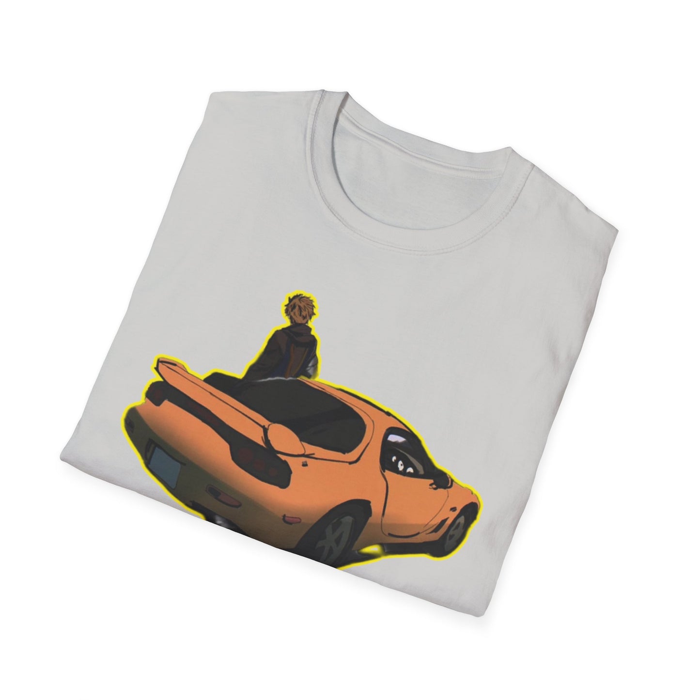 Vibrant Car Art initial D 8 Unisex Softstyle T-Shirt, Casual Graphic Tee, Gift for Car Enthusiasts, Unique Apparel for Everyday Wear, Retro [...]