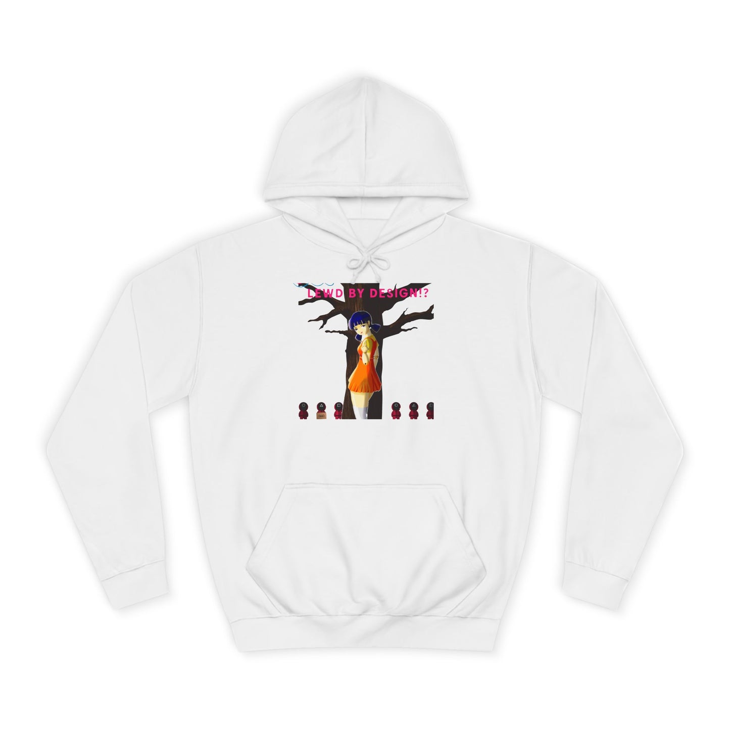 Trendy Anime College Hoodie, Cozy Unisex Sweatshirt, Perfect Gift for Students, Casual Streetwear, Unique Graphic Pullover