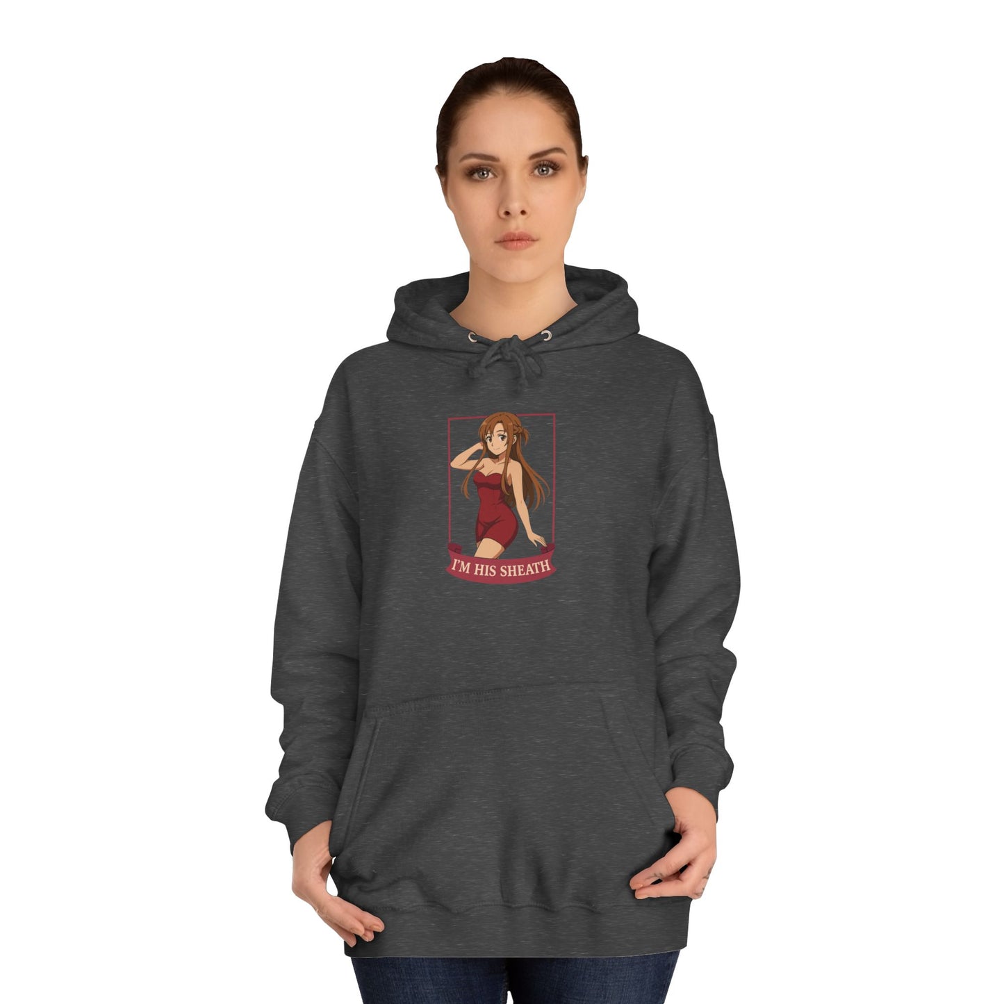 Anime-Inspired Unisex College Hoodie, Comfortable Casual Wear, Unique Graphic Sweatshirt, Trendy Gifts for Students, Streetwear Style