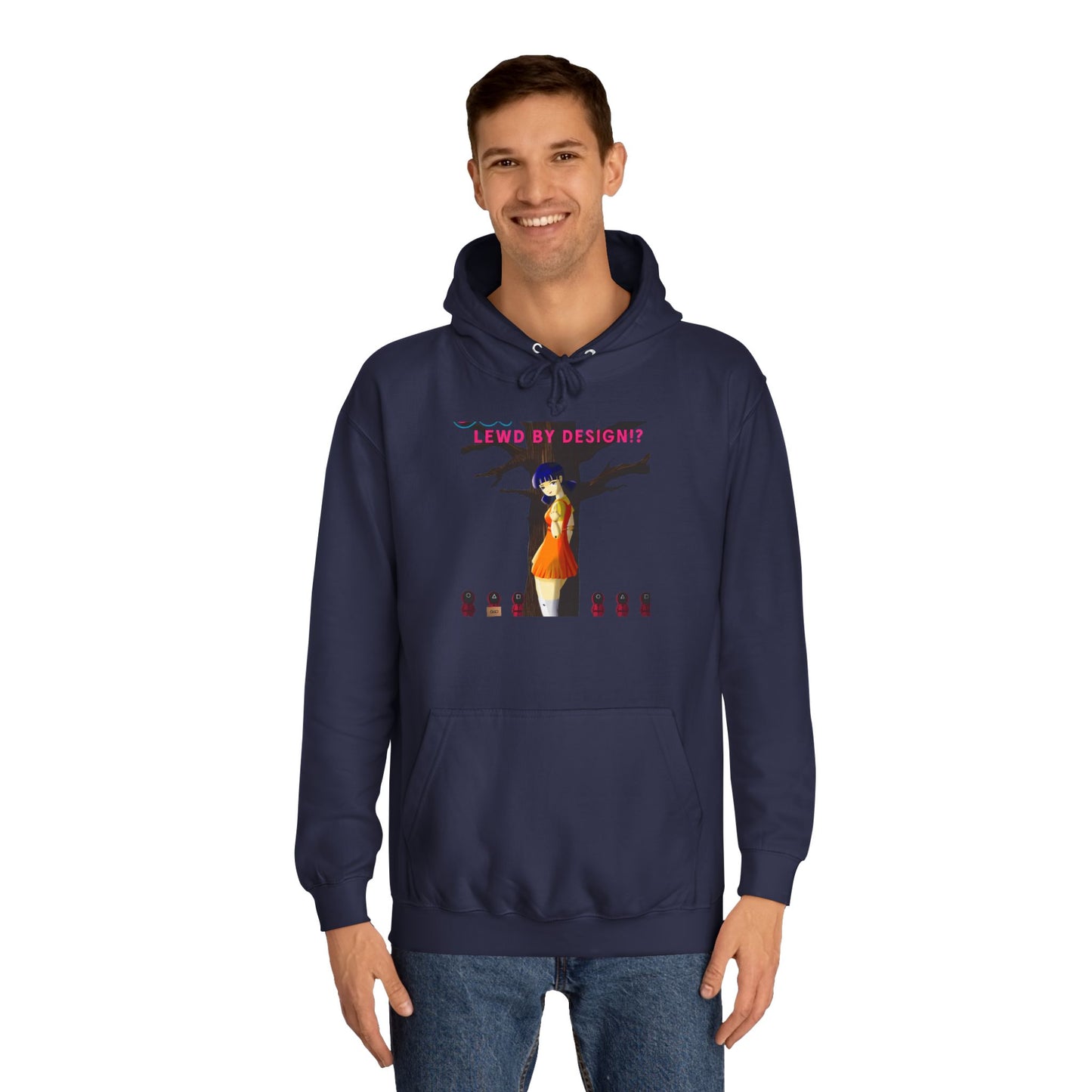 Trendy Anime College Hoodie, Cozy Unisex Sweatshirt, Perfect Gift for Students, Casual Streetwear, Unique Graphic Pullover