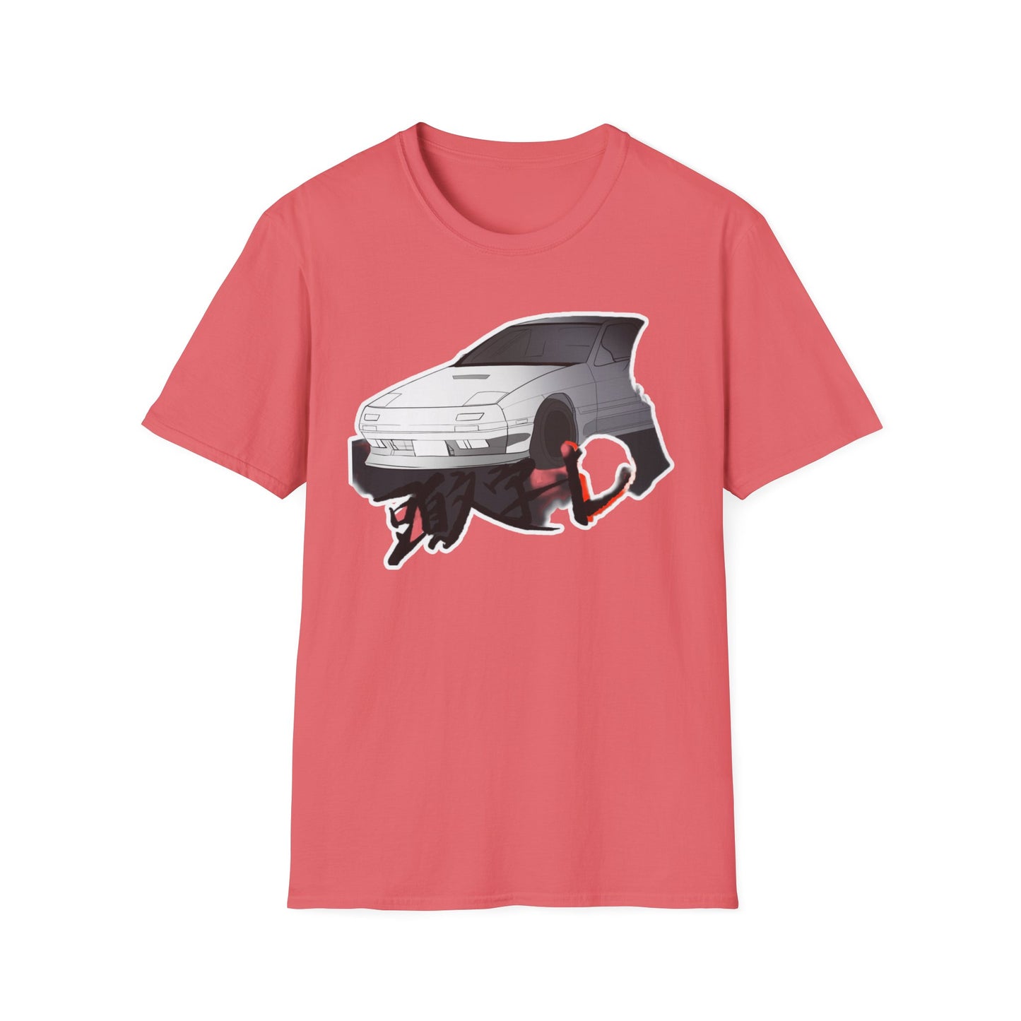 Cool Car Graphic initial D Unisex Tee, Softstyle T-Shirt for Auto Enthusiasts, Perfect Gift for Birthdays and Car Shows, Casual Everyday Wear