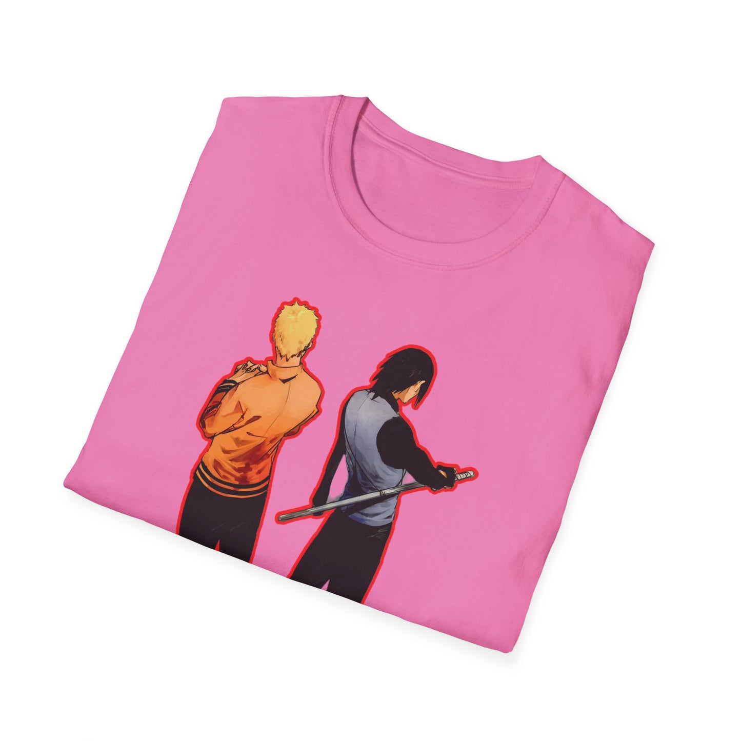 Dynamic Duo Naruto Unisex T-Shirt, Casual Graphic Tee, Perfect Gift for Friends, Birthday Apparel, Fan Merchandise