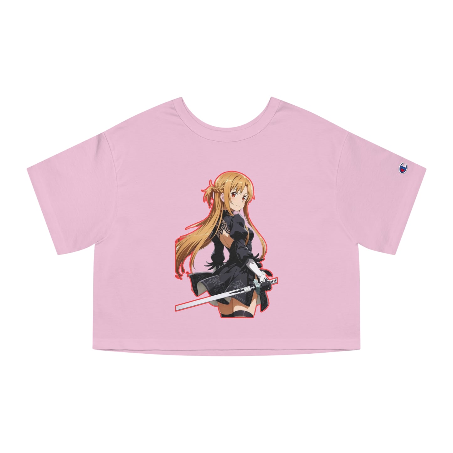 Anime-Inspired world of swords Cropped T-Shirt, Cool Graphic Tee, Stylish Summer Top, Casual Streetwear, Gifts for Anime Lovers