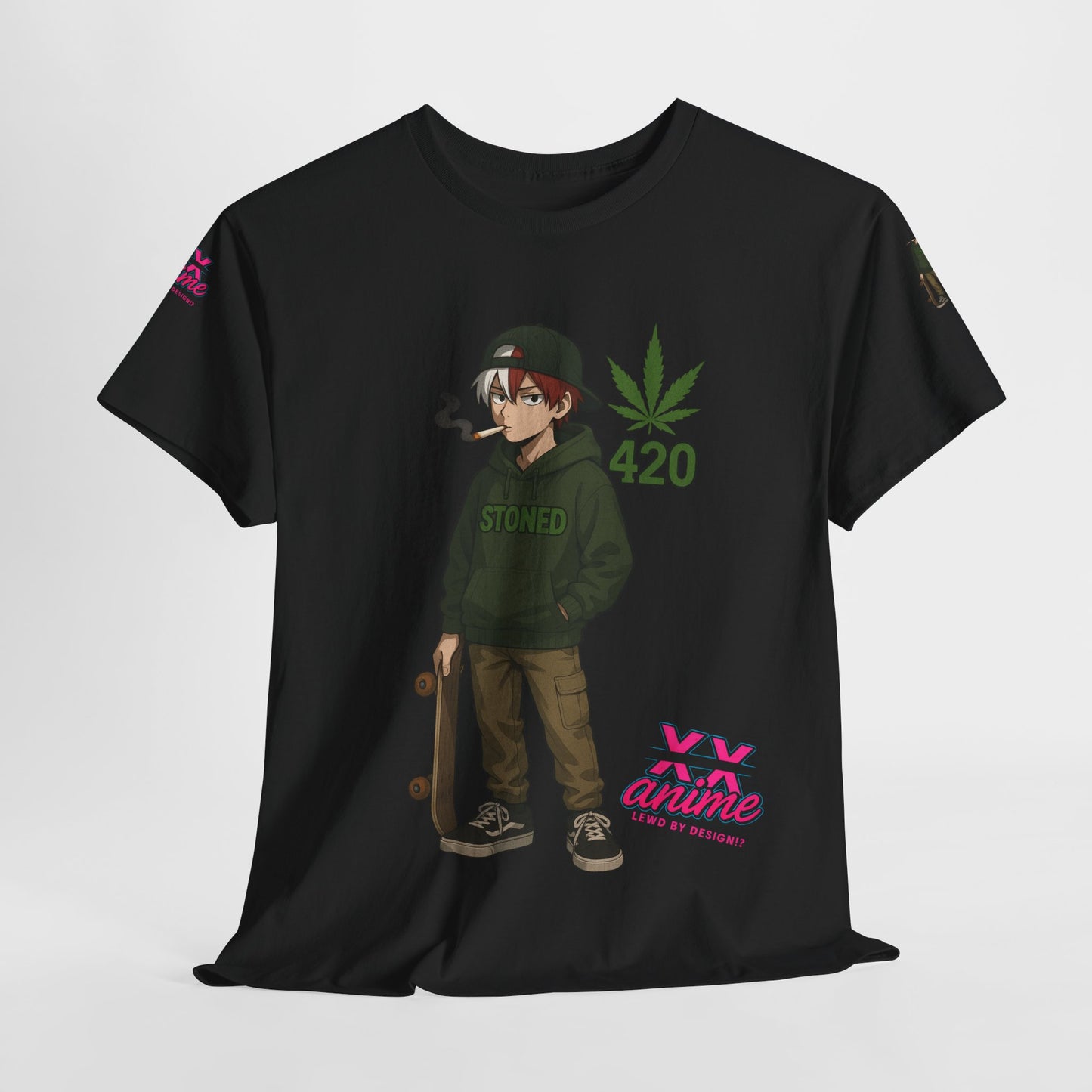 Anime-Inspired Unisex Heavy Cotton Tee, Streetwear, Gamer Style Shirt, Cool Graphic T-Shirt, Casual Anime Fashion, Perfect for 420 [...]