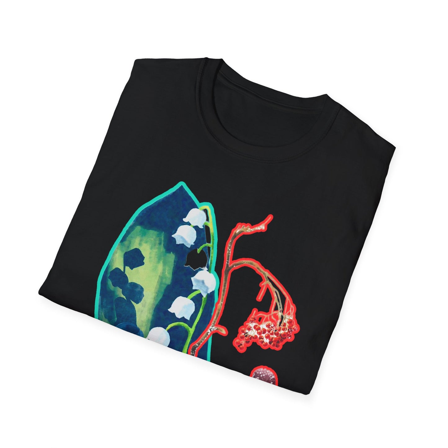 Artistic Unisex erased 5 Softstyle T-Shirt | Unique Graphic Tee, Gift for Art Lovers, Trendy Fashion, Everyday Wear, Creative Style