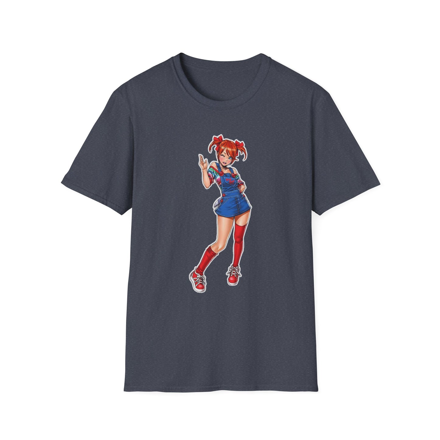 Anime-Themed spooky season masters of horror 6Unisex T-Shirt, Cute Character Graphic Tee, Trendy Casual Apparel, Customizable Gift for Fans, Fun Streetwear
