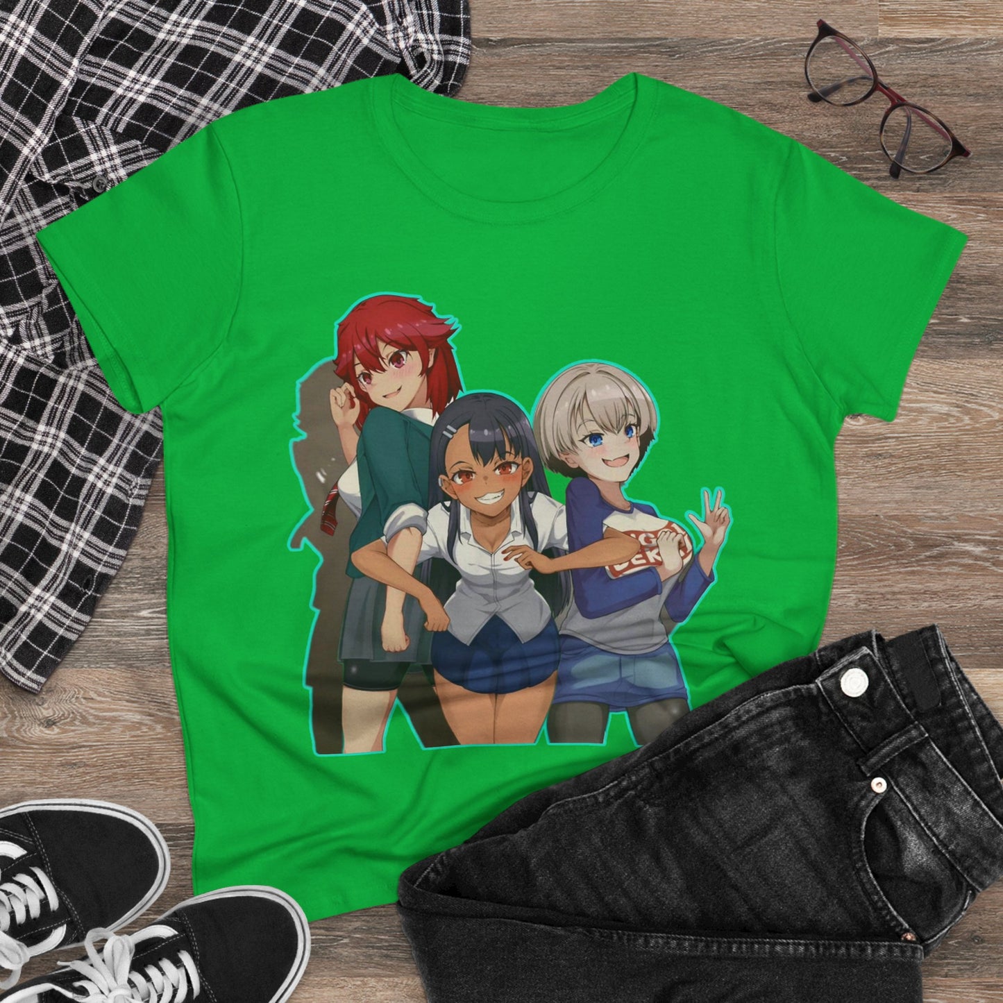 Anime-Inspired Tomo chan is a girl Women's Cotton Tee, Casual Graphic Shirt, Cosplay Tee, Gift for Anime Fans, Cute Manga Shirt