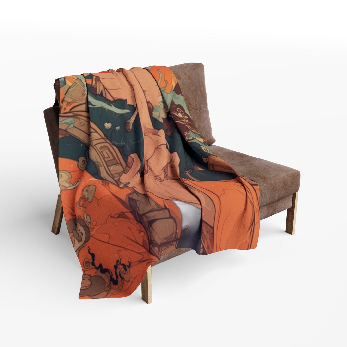 Naruto Arctic Fleece Blanket, Cozy Throw for Anime Fans, Warm Home Decor, Great for Gifts, Movie Nights, Bedtime, and Lounging