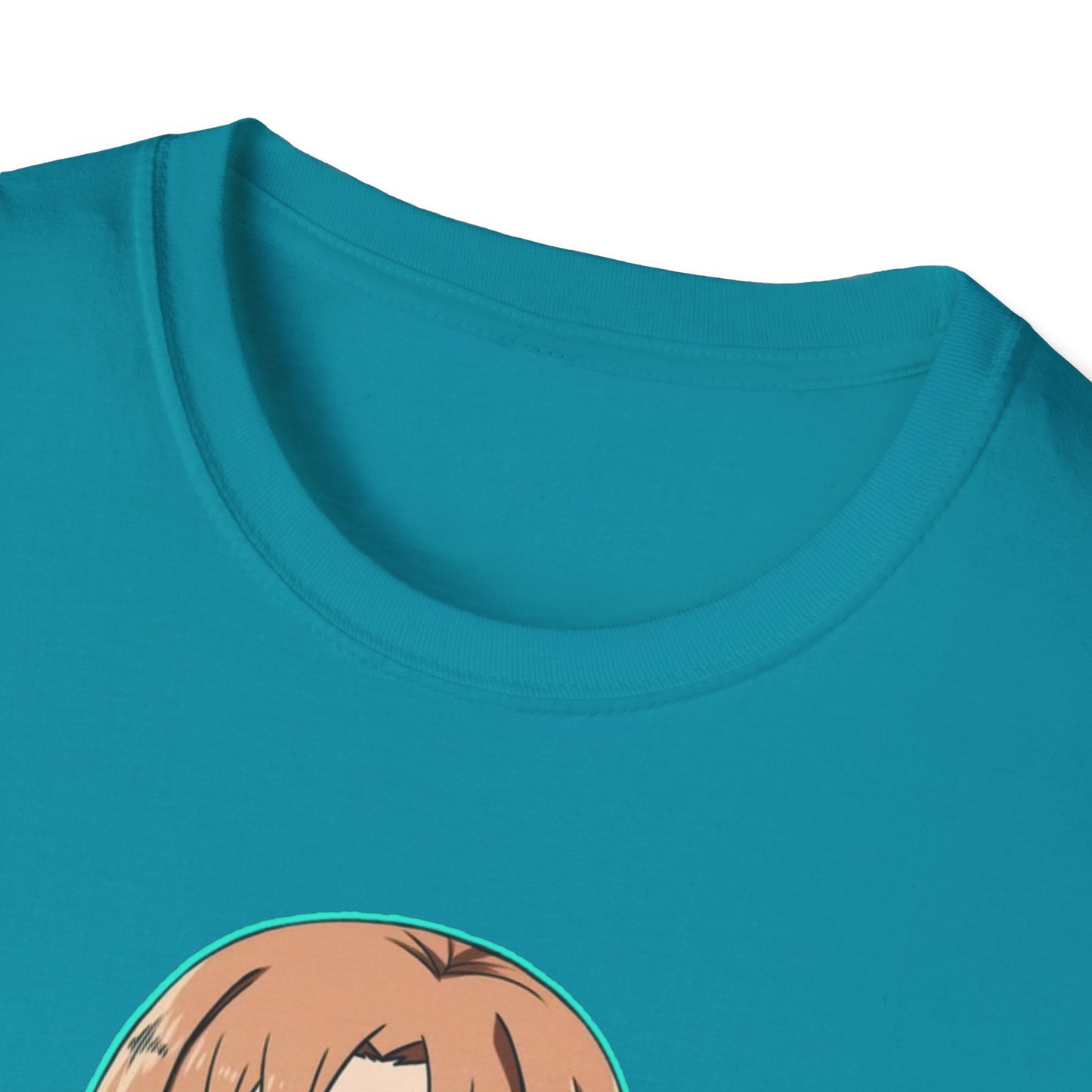 Kawaii Pancake Lover sao T-Shirt, Cute Anime Tee, Foodie Gift, Unisex Softstyle Tee, Perfect for Pancake Day, Birthday, Everyday Wear