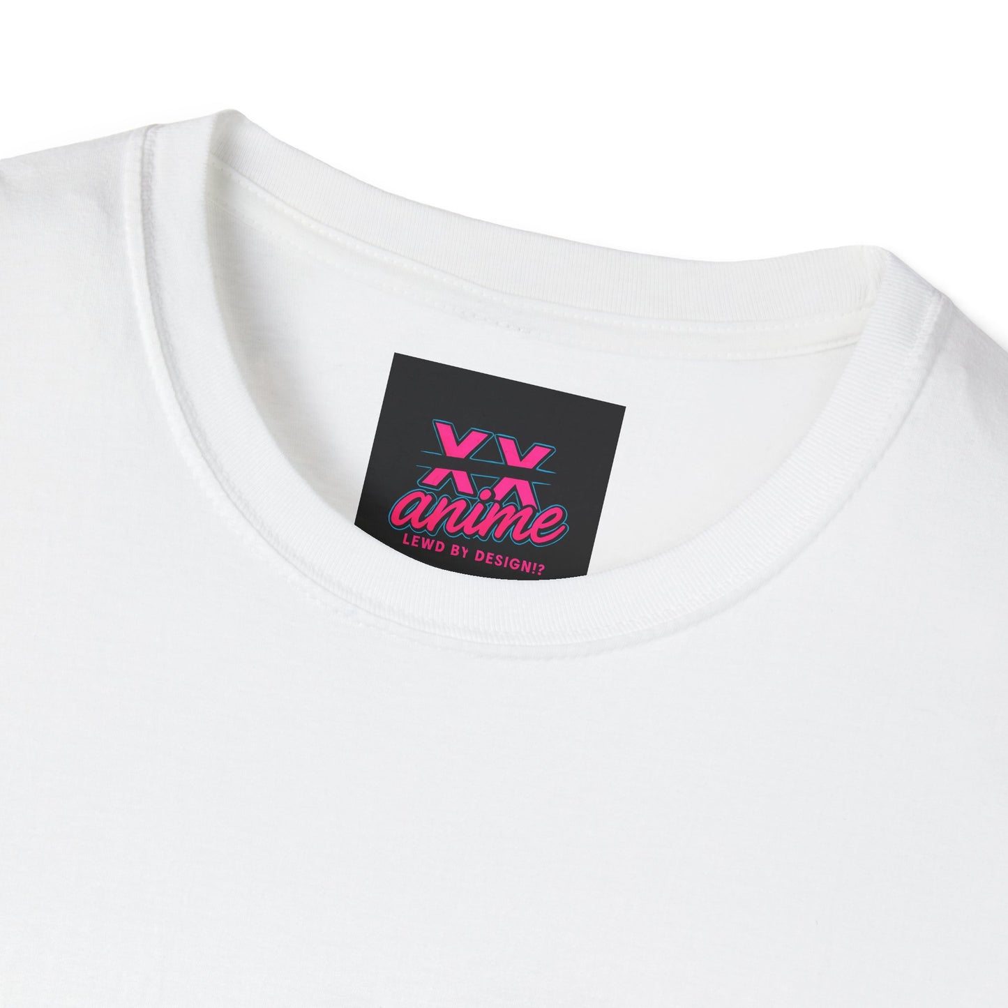 Anime-lewd Inspired Unisex Softstyle T-Shirt, Graphic Tee for Fans, Perfect for Cosplay, Gift for Anime Lovers, Casual Wear, Unique Designs