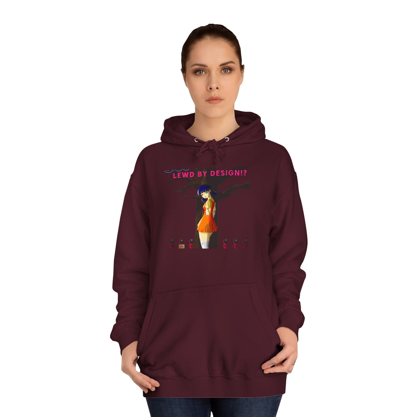 Trendy Anime College Hoodie, Cozy Unisex Sweatshirt, Perfect Gift for Students, Casual Streetwear, Unique Graphic Pullover
