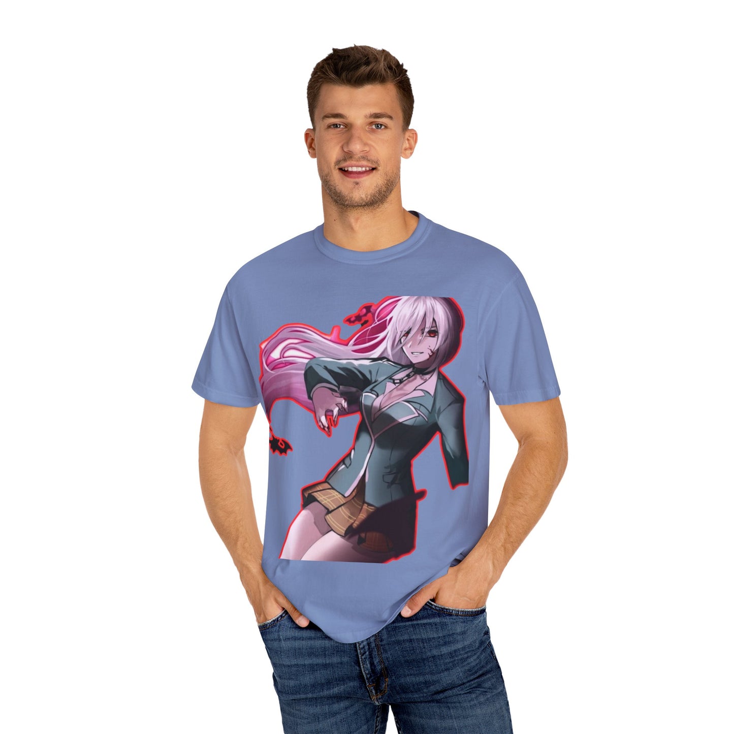 Anime-Themed T-Shirt Featuring Bold Artwork