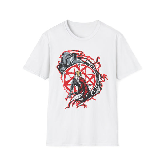 Unisex Graphic Tee fma - Vintage Norse Mythology Design, Casual Wear, Gift for Fans, Birthday, Everyday Style, Cosplay