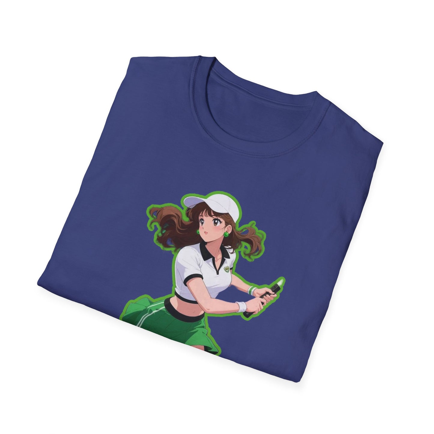 Playful Anime sailor moon 4 Character T-Shirt, Unisex Softstyle Tee, Casual Graphic Shirt, Gift for Anime Lovers, Fun Everyday Wear, Otaku Merchandise