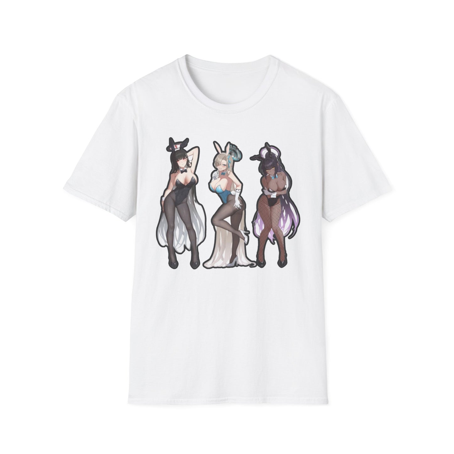 Anime-Inspired lewd bunny Unisex Softstyle T-Shirt, Cute Anime Art Tee, Casual Streetwear, Geeky Gift for Him/Her, Halloween Party Top, Graphic [...]