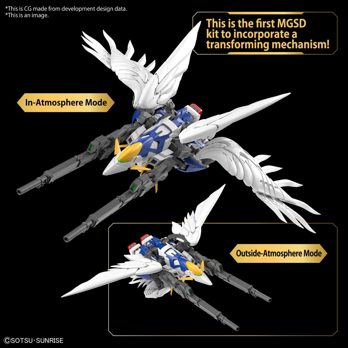 Gundam Wing Gundam Zero MGSD Model Kit
