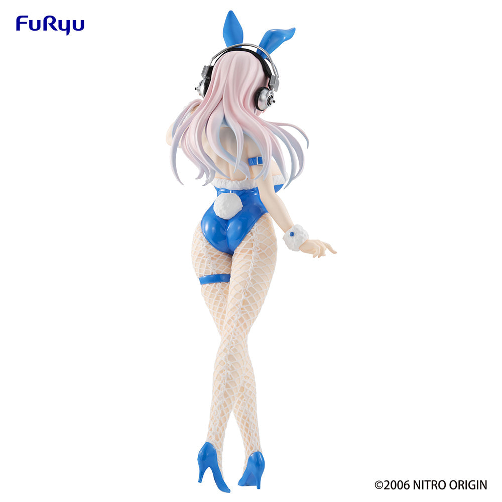 Super Sonico BiCute Blue Rabbit Bunnies Figure