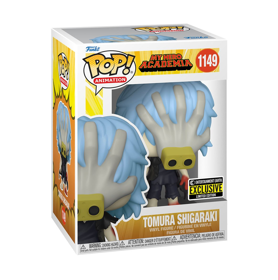 My Hero Academia Tomura Shigaraki Funko Pop! Vinyl Figure #1149 - Entertainment Earth Exclusive